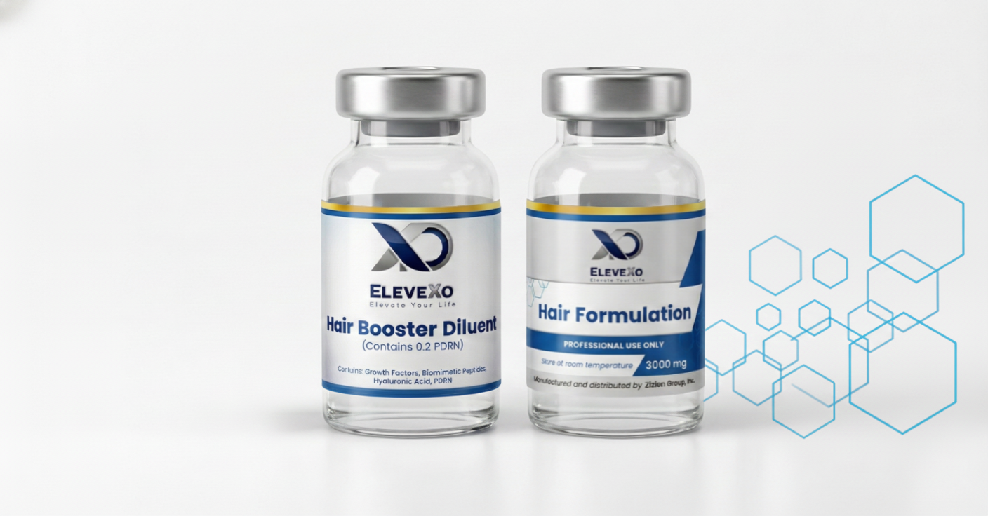 Hair treatment injection vials for regenerative hair growth and scalp health